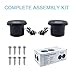 Herdio 3 Inch Waterproof Marine Speakers 2 Way Full Range Audio Stereo System Motorcycle Speaker with MAX Power 140 W (Pair) for Motorcycle,Boat,UTV,ATV,Golf Carts,Powersports,CAR,SPA,Hottub(Black)