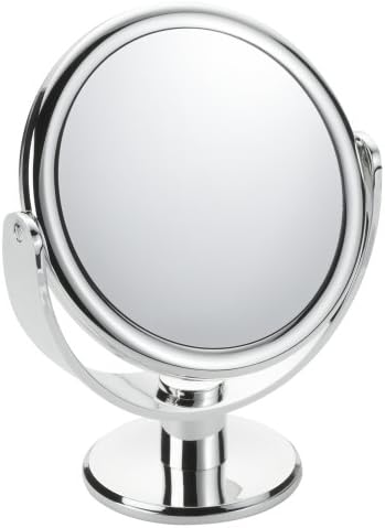 Floxite Fl-83fmc 8x Magnifying 8x / 3x Vanity Mirror, Chrome, Frosted White
