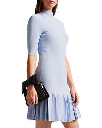 Ted Baker Damen Canddy Lässiges Kleid, Babyblau, 2