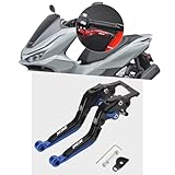 ShiBinJP For PCX125 PCX160 PCX160ABS 2025 2024 2020-2023ブレーキレバー、パーキング機能、ハンドブレーキ、調整可能なハンドルバー、折りたたみ式ハンドルバー、特別に改造されたブレーキホーンに適しています (Q) [並行輸入品]