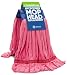 Large Microfiber Tube Mop | Industrial Wet Mop | Absorbent and Durable with Great Cleaning Power (Red)