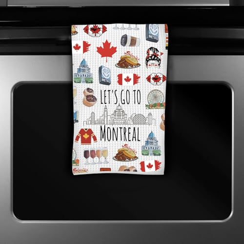 Torchon Montréal idée cadeau souvenir vacances cuisine - 7