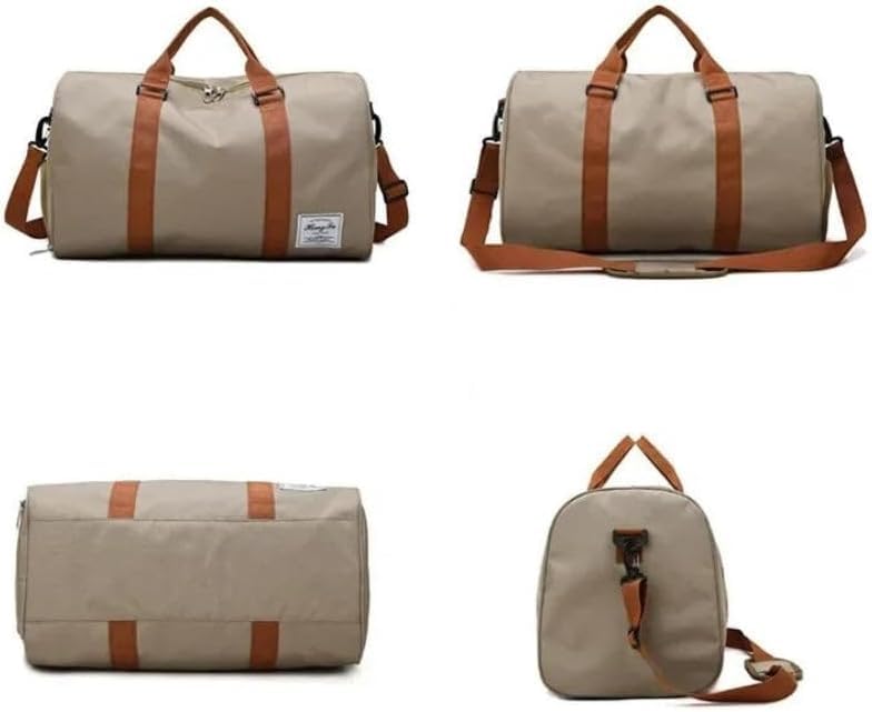 Sac Week-End avec Compartiment Chaussures Le-Globe-Trotteur (Blue)
