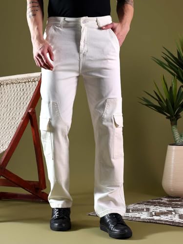 Image of KOTTY Men Mid Rise Straight Jeans