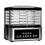 SiaBiced Deshidratador de Alimentos de Gran Capacidad con 5 Bandejas para Golosinas.