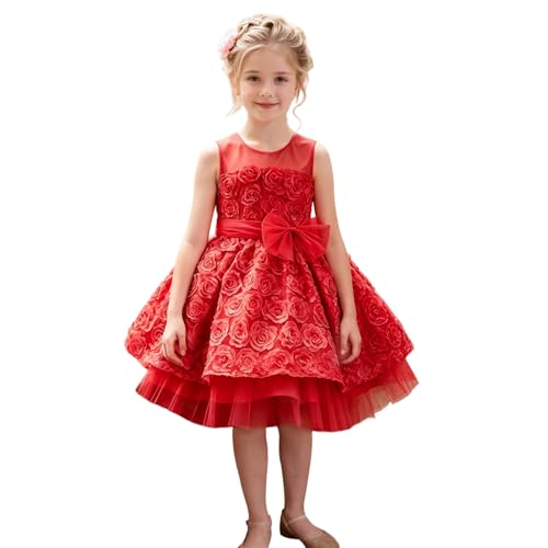 Robe bouffante fille confortable qui ne gratte pas pour les fêtes