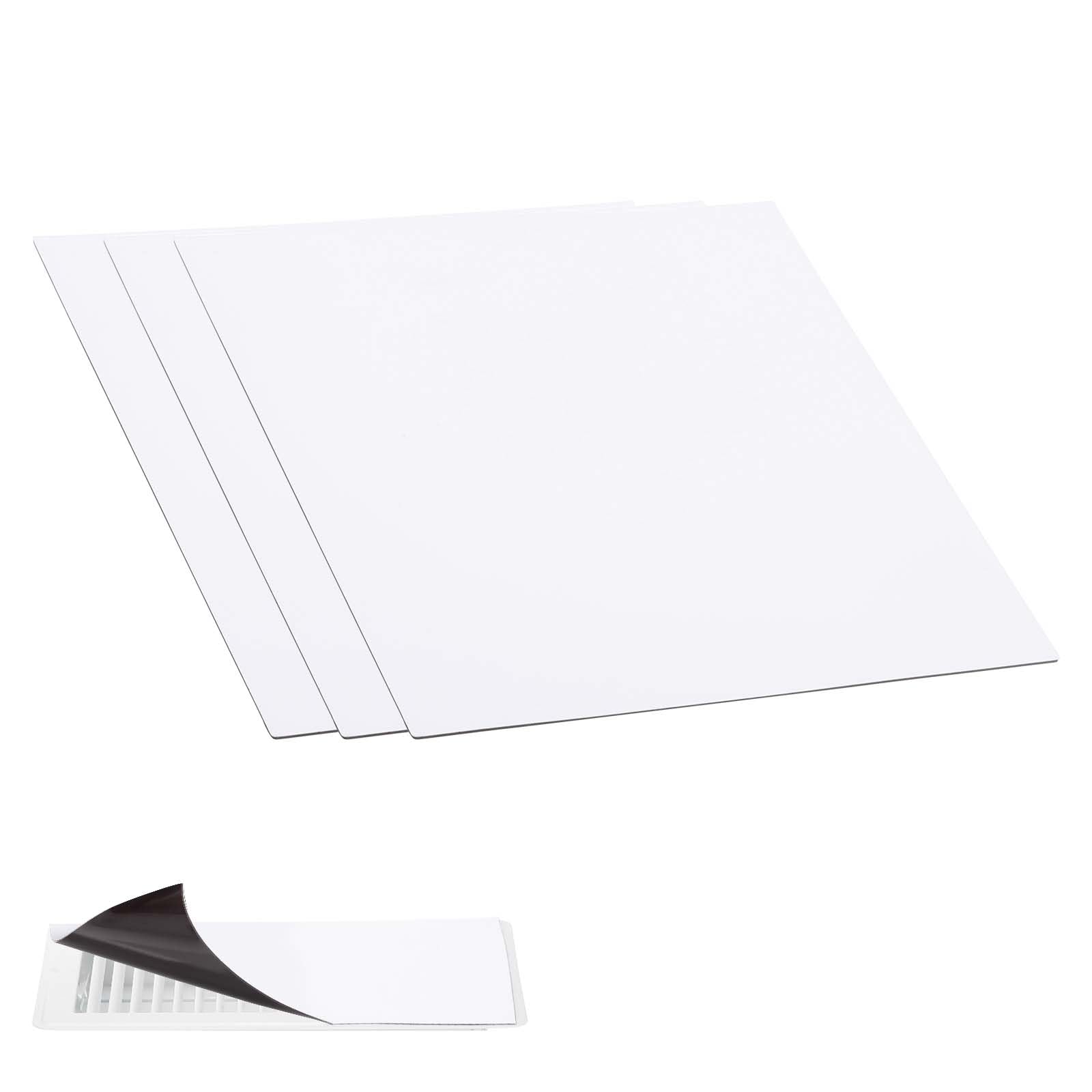 Couvercle d'aération magnétique 35,6x35,6 cm pour grille CVC de four et cheminée, pack de 3