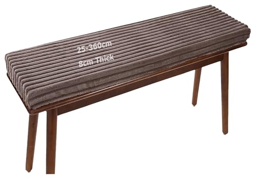 Coussin pour canapés extérieur et banc de jardin isolant en velours hiver