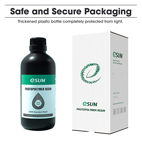 Resina 3D Rápida eSUN 405nm Alta Precisión 500g Negra - Fernando Cortés