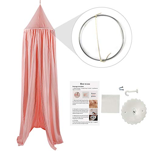 2 pacotes, Tomshin Adereços Cama Princesa Dossel Decoração para Casa Cúpula de Brincar de Leitura Fo