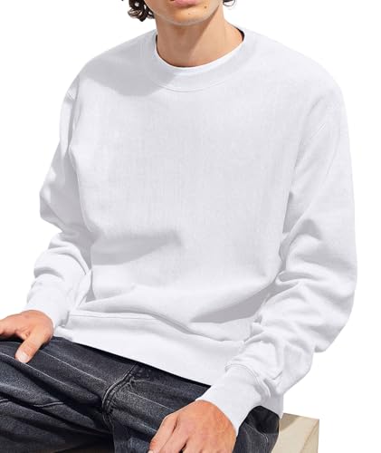 Little Beauty Sweatshirts for Men Crewneck Lightweight Sweatshirt Long Sleeve Shirts Casual Top Multipack L - image 2
