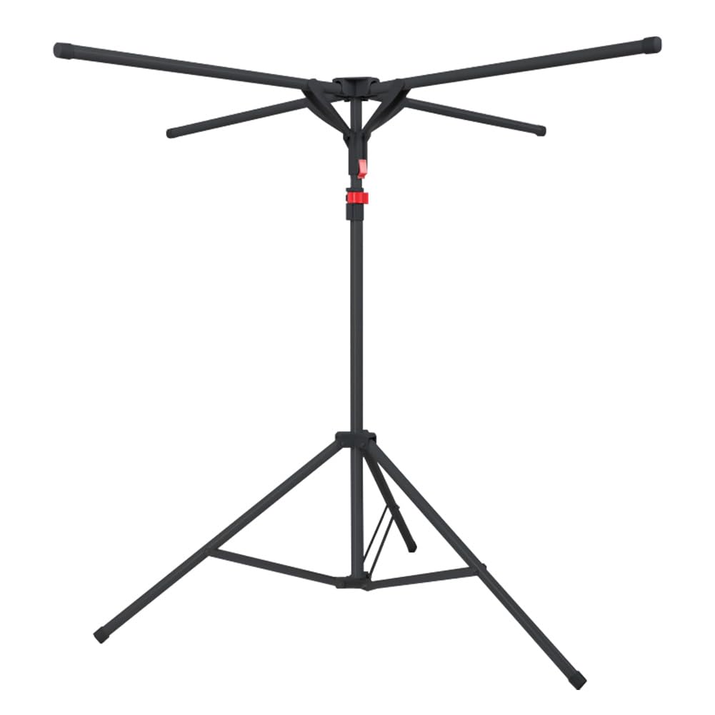 KOBONA Tripod Clothes Drying Rack with 4 Poles Laundry Drying Rack Rotatable Arms Foldable Drying Rack for Indoor Outdoor