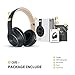 immagine 7DOQAUS Cuffie Bluetooth, Autonomia 52 Ore, Cuffie Bluetooth Over Ear, 3 EQ Modalità,Paraorecchie di Proteine molle di Memoria Microfono Incorporato e Modalità Cablata,Per PC/Telefoni/iPad (Grigio)