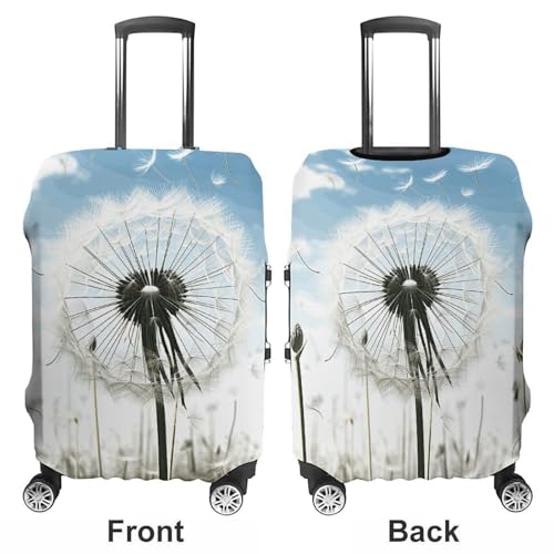 Dandelion Luggage Cover, Washable Elastic Suitcase Cover Protector Fit 18-32 Inch Luggage3
