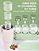 Ice Cube Tray for Tumbler Cup 30Oz-40Oz, 3 Pcs Silicone Cylinder Ice Mold with Lid and Bin for Freezer, Easy Fill and Release Ice Maker for Whiskey, Cocktail BPA-Free