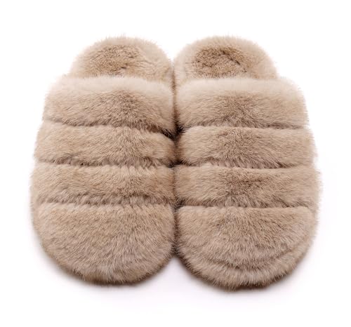 Women's Comfort EVA Footbed Scuff Closed- toe Lady's Premium Plush Warm Indoor Mule Slippers3