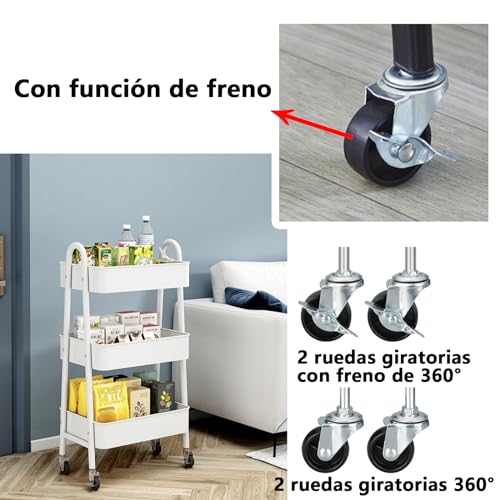 La mejor comparación de Organizador con ruedas más recomendados. 24 Imagen adicional