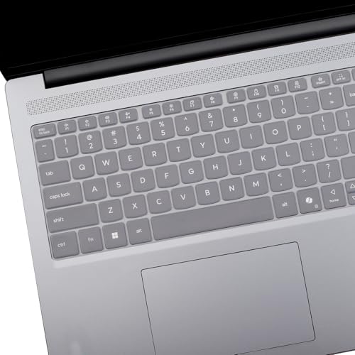Image of Saco Laptop Keyboard Cover Compatible for 2025 Lenovo IdeaPad Slim 3 15IRH10 15Q8X10 Model 83K100C6IN, 83K100CGIN, 83K100CJIN Series 15.3 Inch Laptop, Silicone Clear