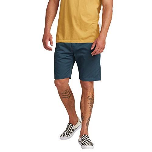 Volcom Men's Frickin Drifter 20" Chino Walk Short, Indigo, 40