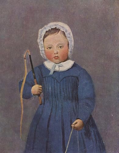 Toile Louis Robert enfant de Corot pour créer une ambiance galerie d'art dans votre salon