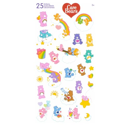 Care Bears Socks for Women Set - Bundle with 2 Pairs of Care Bears Socks Size 4-10 Plus Stickers for Teens | Care Bears Apparel for Women4
