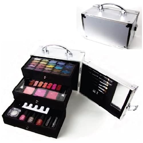 Set maquillage Markwins COLOR WORKSHOP 50 cosmétiques argent le cadeau parfait pour faire plaisir