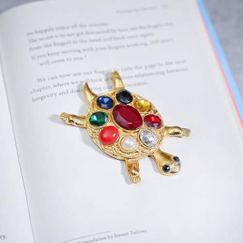 Image of ZAICUS Navratna Tortoise for Vastu, Feng Shui Turtle Showpiece | Decorative Gift for Home, Office, Wealth & Luck