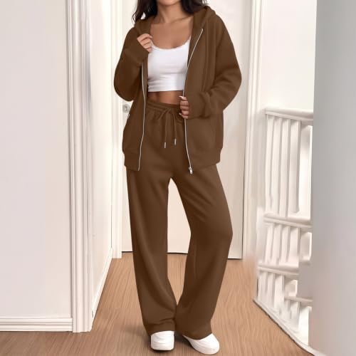 SdGgsgv Track Suits for Women Set Zip Up Jackets Joggers Pants Sweatsuit - image 6