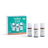 3 ACEITES ESENCIALES BIO: 1 aceite esencial de Árbol de té (10ml), 1 aceite esencial de Lavanda verdadera (10ml), 1 aceite esencial de Limón (10ml)