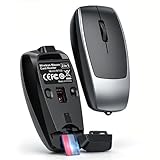 MULTIFUNCIONAL 2 EN 1: Este innovador dispositivo sirve como mouse Bluetooth y lector de tarjetas de memoria, y admite tarjetas de almacenamiento (tarjetas de memoria) con una capacidad máxima de hasta 2 TB.Disfrute de rápidas velocidades de transferencia de datos de 20 MB/s.