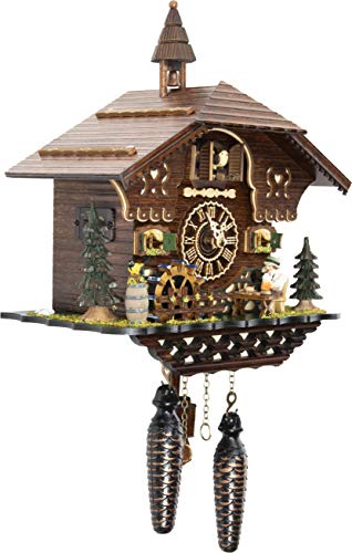 image for Cuckoo-Palace German Cuckoo Clock - The Brotzeit House - with Quartz M