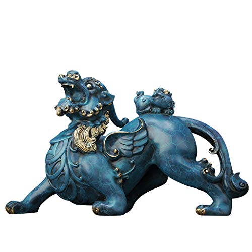 Statue Pi Yao de protection pour purifier les énergies du bureau et retrouver la chance