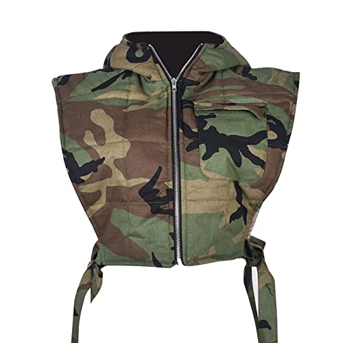 Novaorily Womens Causal Sleeveless Hooded Denim Vest...