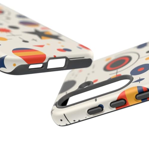 Coque Samsung S25 motif céleste abstrait rigide mate