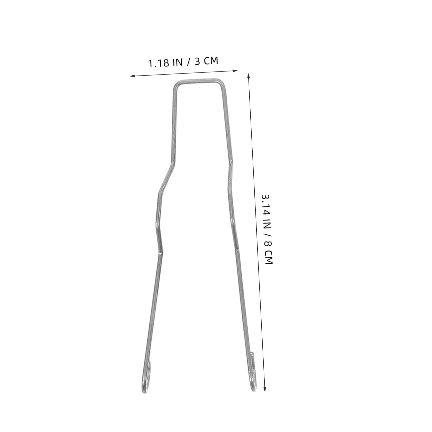 Holibanna 6pcs Car Headlight Bulb Retaining Spring Clips Universal Fitment Vehicle Headlight Clips for H1 H4 H7