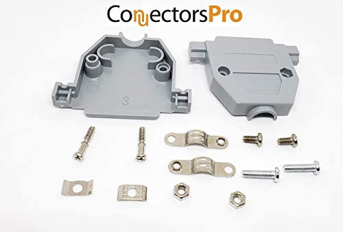 Kit 4 Sets Conector DB25 Macho con Capuchas y Pines miniatura 5