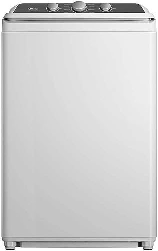 Midea MLTW41A1BWW 4.1 Cf Lavadora de Carga Superior Agitador Bañera Inoxidable