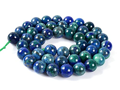 Perles de chrysocolle lapis de qualité supérieure pour bijoux artisanaux
