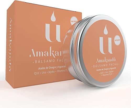 Crema hidratante facial mujer piel seca - Producto Novedoso en formato tipo bálsamo - Ecológico y vegano - Crema antiarrugas mujer - Antiedad - Antimanchas - Reduce los signos de la edad- 50ML Cover