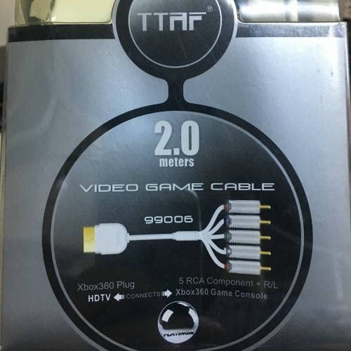 Platoon Ekstra Kaliteli 2 Metre XBOX 360 X BOX Component Kablo 5 RCA LALE