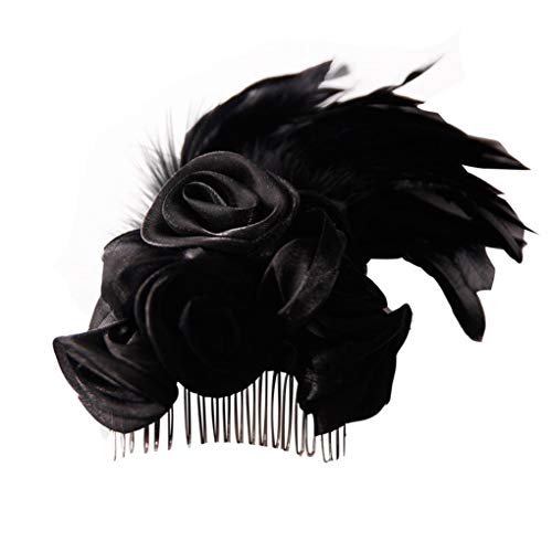 DEVIL SHACKLES Fascinators for Women Gothic Hair Clips Cocktail Dress Hairpins Party Favors Black