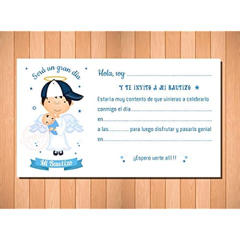 Invitaciones para Bautizo Niño Cover