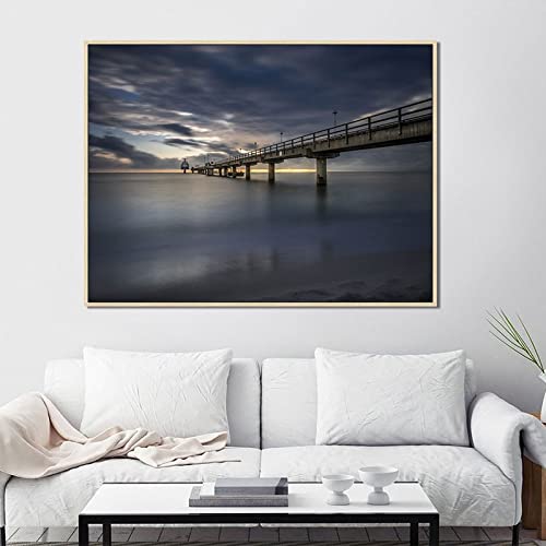 Peinture Diamant Kits Grand Pont pour chasser le stress, art mosaïque adulte 50x100