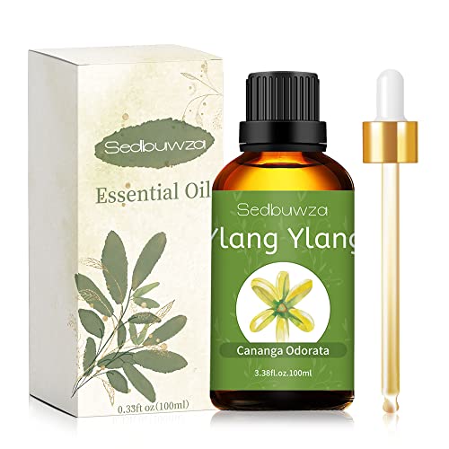 Ylang Ylang Essential Oil Organic Ylang Ylang Oil - 100% Pure & Natural Ylang Ylang Oil For Skin, Aromatherapy, Diffuser Oil, Candles And Soap Making - 100Ml/3.38Oz #TOP18