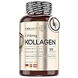 Pure Marine Kollagen Kapseln - 1.170mg reines Meereskollagen - 120 Stück NatiCol Collagen Hydrolysat Typ 1 - Fischkollagen - Alternativen zu Kollagen Pulver - WeightWorld