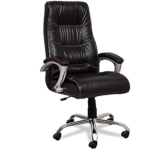 Image of P L C & Co Office Chair for Work from Home Ergonomic for Study Chair & Office Chair for Home | Gaming Chairs Revolving Rolling Chair for Office Work at Home Black Pack of (2)