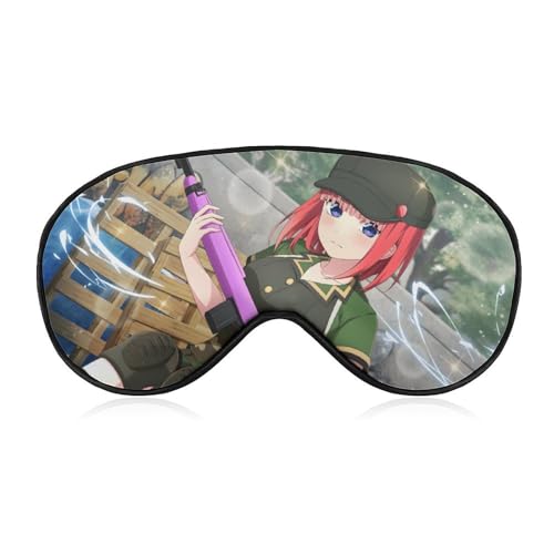 五等分の花嫁 中野二乃 アイマスク キャラクター アニメ アイマスク 睡眠用 かわいい 睡眠改善 遮光 柔らかい 眼精疲労 目元疲労回復 安眠マスク 圧迫感なし 子供 男女兼用 ギフト