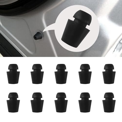 UZZH 10 PCS Car Door Shock Absorber, Rubber Auto Door Bumpers Stopper Soundproof Set, Front Rear Door Buffer Protector Pad Dampers, Vehicle Accessories Guard Cushion for Cars Trucks and SUVs