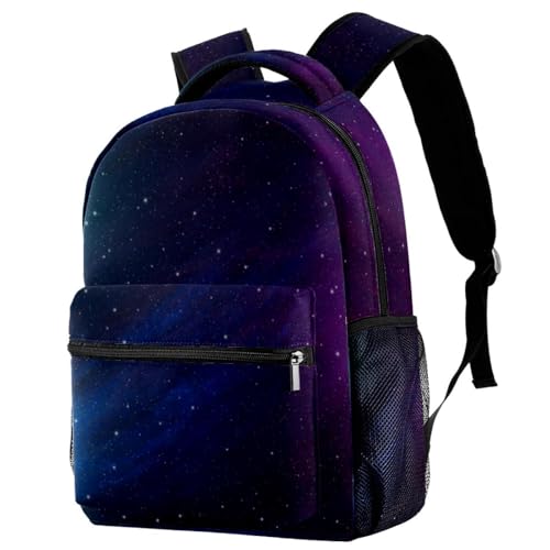 Sac à dos d'école galaxie colorée multicolore pour ados et enfants