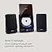 auna Microstar – Minicadena de música Vertical, Reproductor de CD, Bluetooth, Altavoces...